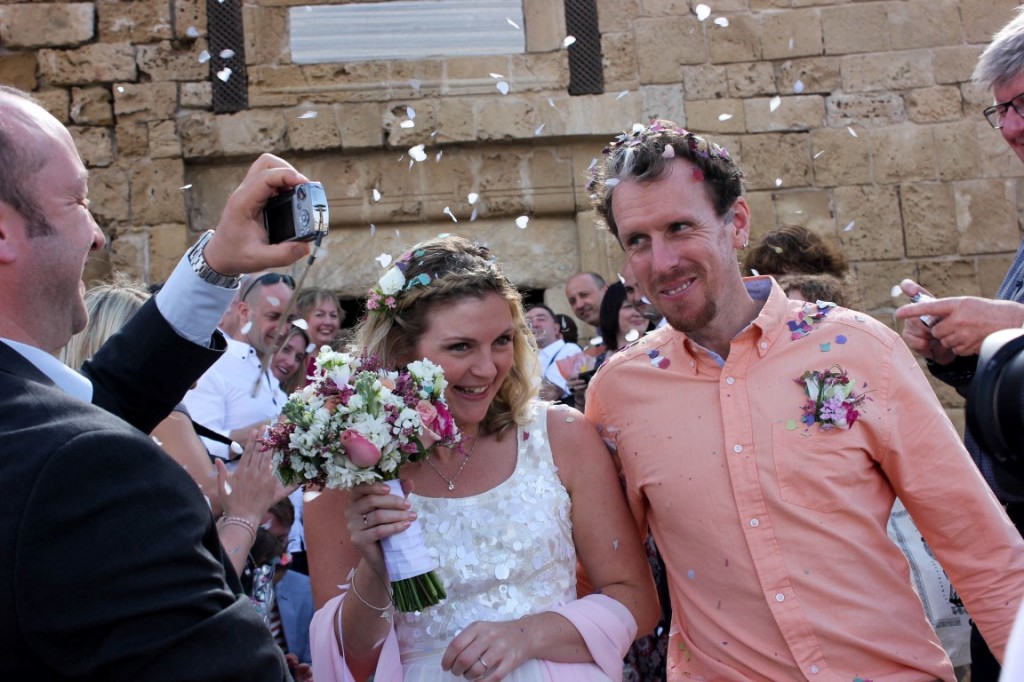 First wedding in Paphos Castle